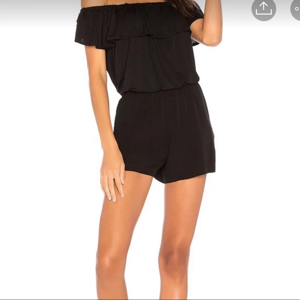 Black off the shoulder number